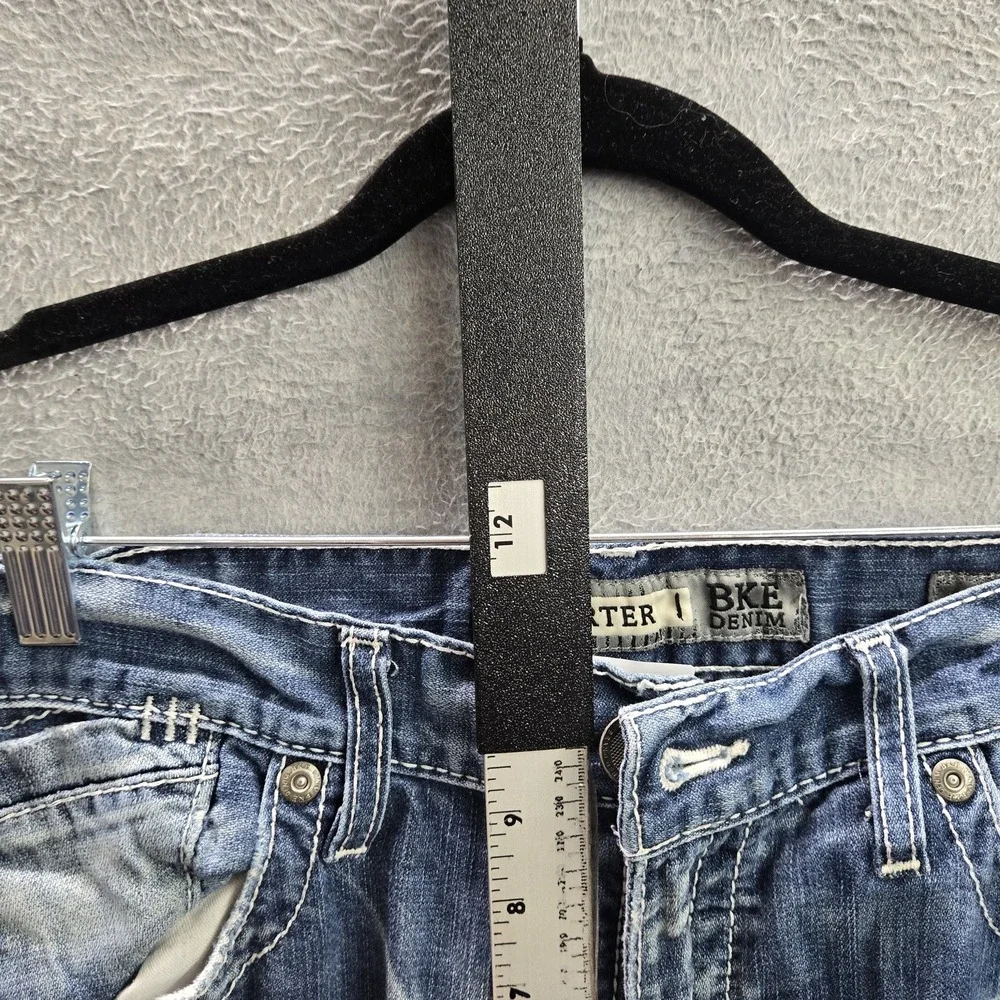 BKE Men Jeans 33R Blue Denim Carter Straight 31